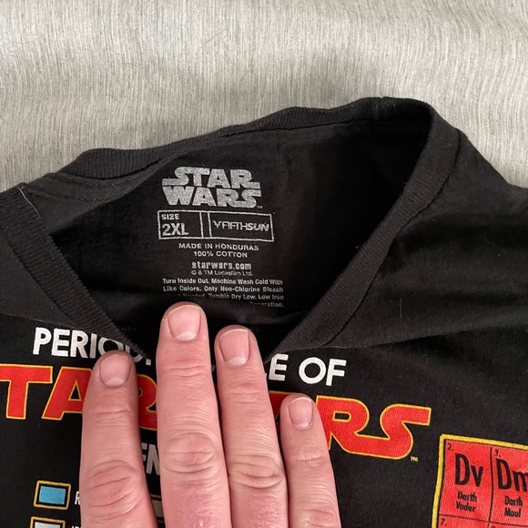 3 for $20 Star Wars periodic table of characters t shirt - Picture 2 of 4